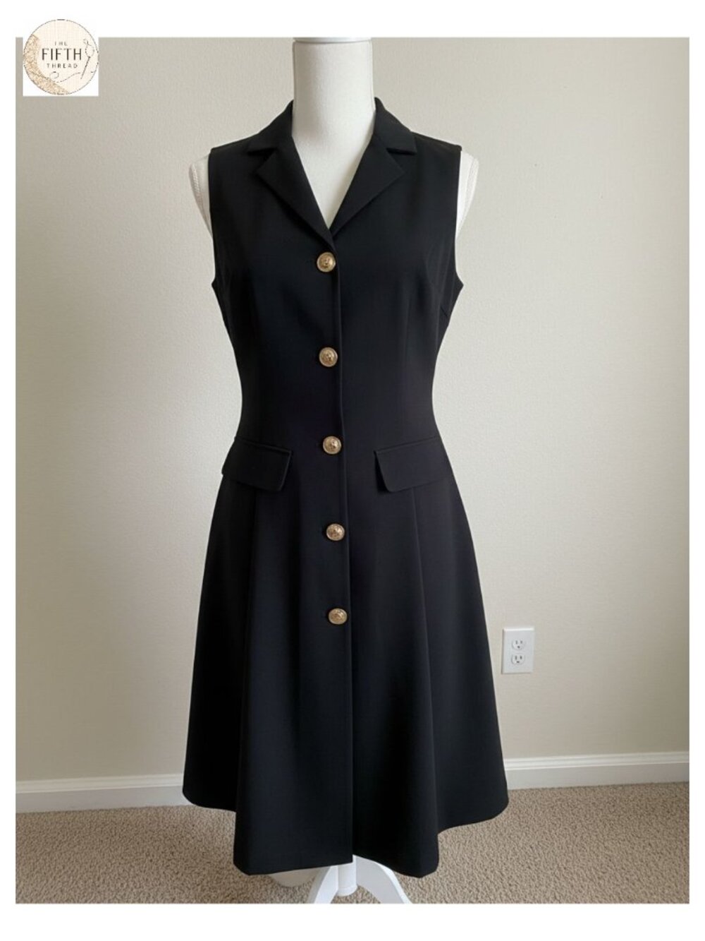 Sleeveless Professional Work Dress - Sculpted Fit, Wrinkle-Free